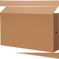Paket.ag Fahrradkarton 180 x 35 x 100 cm – Braun – E-Bike Karton 1800 x 350 x 1000 mm – Transportkarton aus Pappe – Max. 55 kg – Schutzverpackung