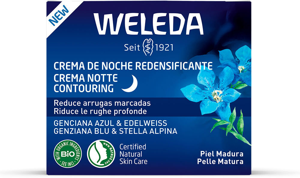 Weleda Blue Gencentian E Edelweiss creme noturno redensificante 40 ml