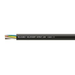 HELU Gummischlauchleitung 5 G 6 mm² + 5 G 6 mm² Schwarz 30800-100 100 m