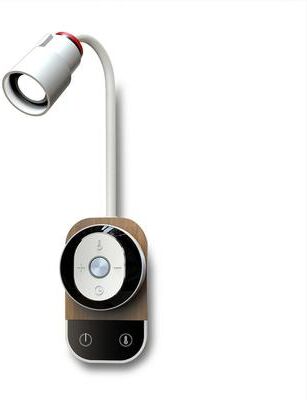 Inspired Deals LED Bedside Lamp Magnetic Wall Lamp With Remote Dimmable Eye Protection Night Light white