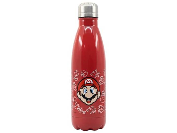 Stor Roestvrijstalen fles met Super Mario-afbeeldingen, inhoud 780 ml