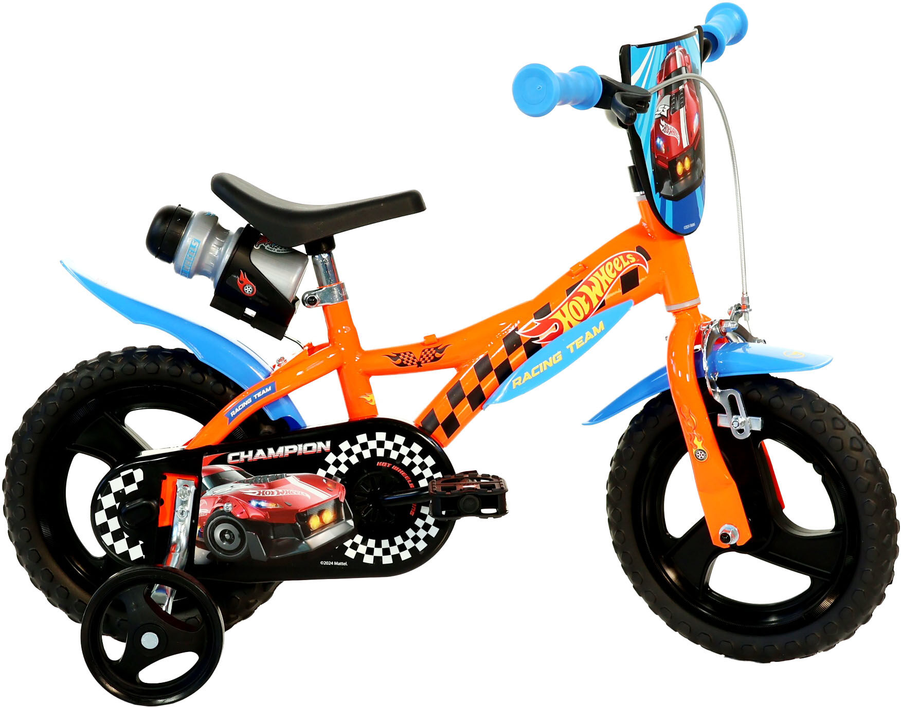 Kinderfahrrad DINO BIKES "Hot Wheels 12" Kinderfahrrad 2-4 Jahre" Gr. 21, orange, Fahrräder, Kinder, 12 Zoll (30,48cm) hinten: 12 Zoll (30,48cm), Kinderfahrrad orange 12 Zoll (30,48cm) hinten: 12 Zoll (30,48cm)