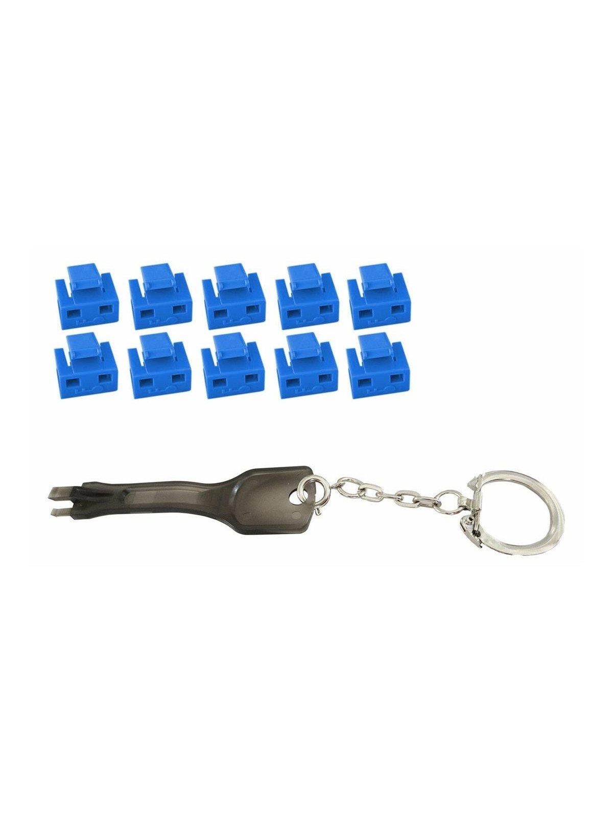 MicroConnect LAN port blocker with key