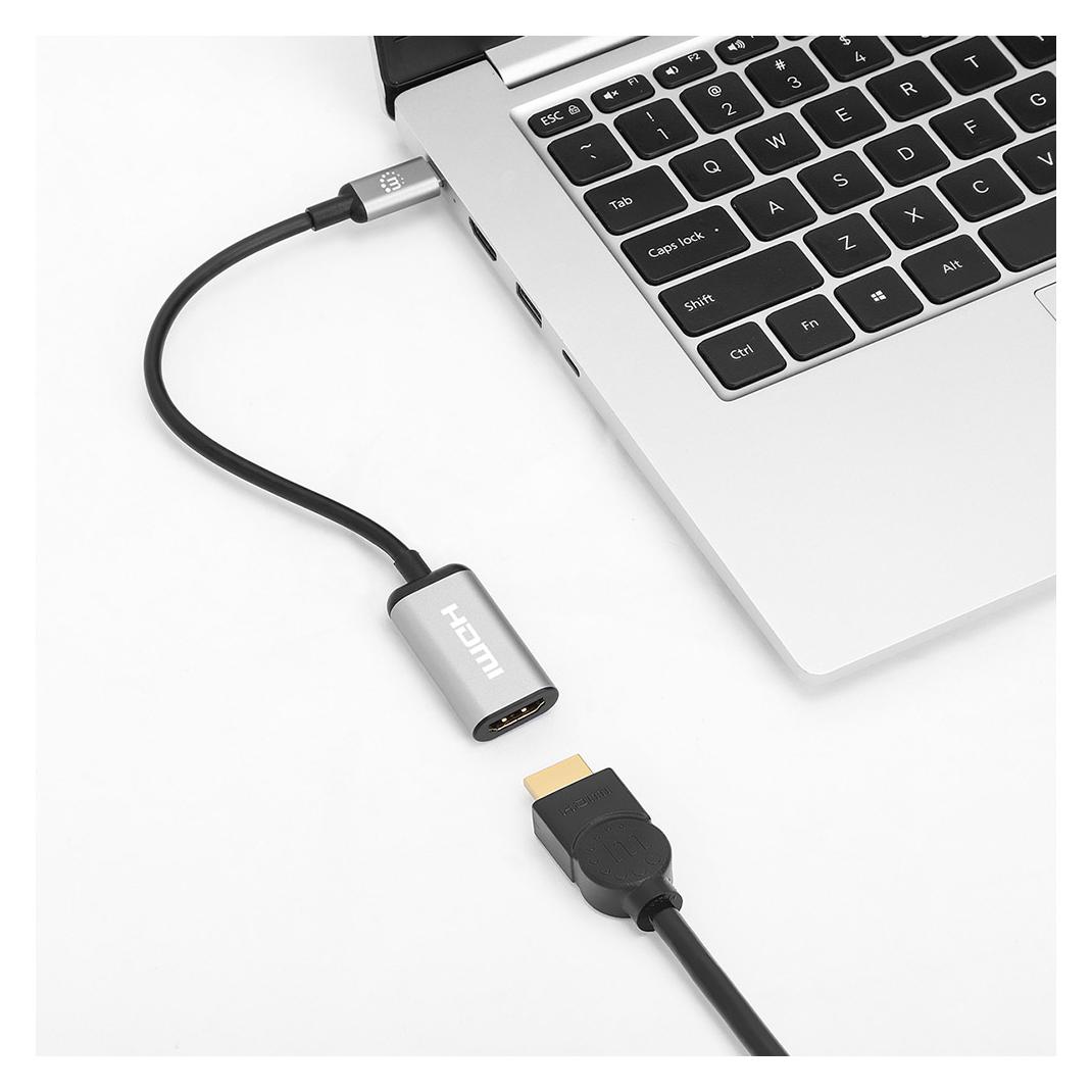 Manhattan 4K@60Hz USB-C auf HDMI-Adapter (HDMI) (153706)