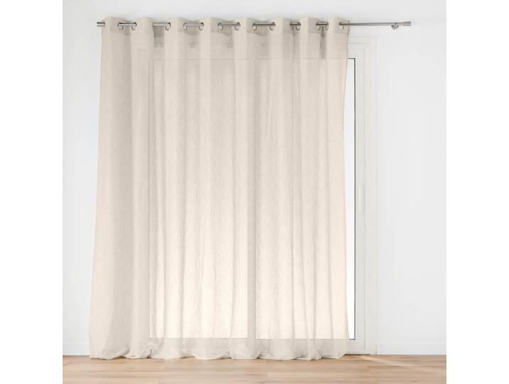 Douceur d´intérieur Vorhang Carlin Leinenoptik, Beige, 240x300 cm, Heimtextilien, Vorhänge, Fertigvorhänge, Ösenvorhänge