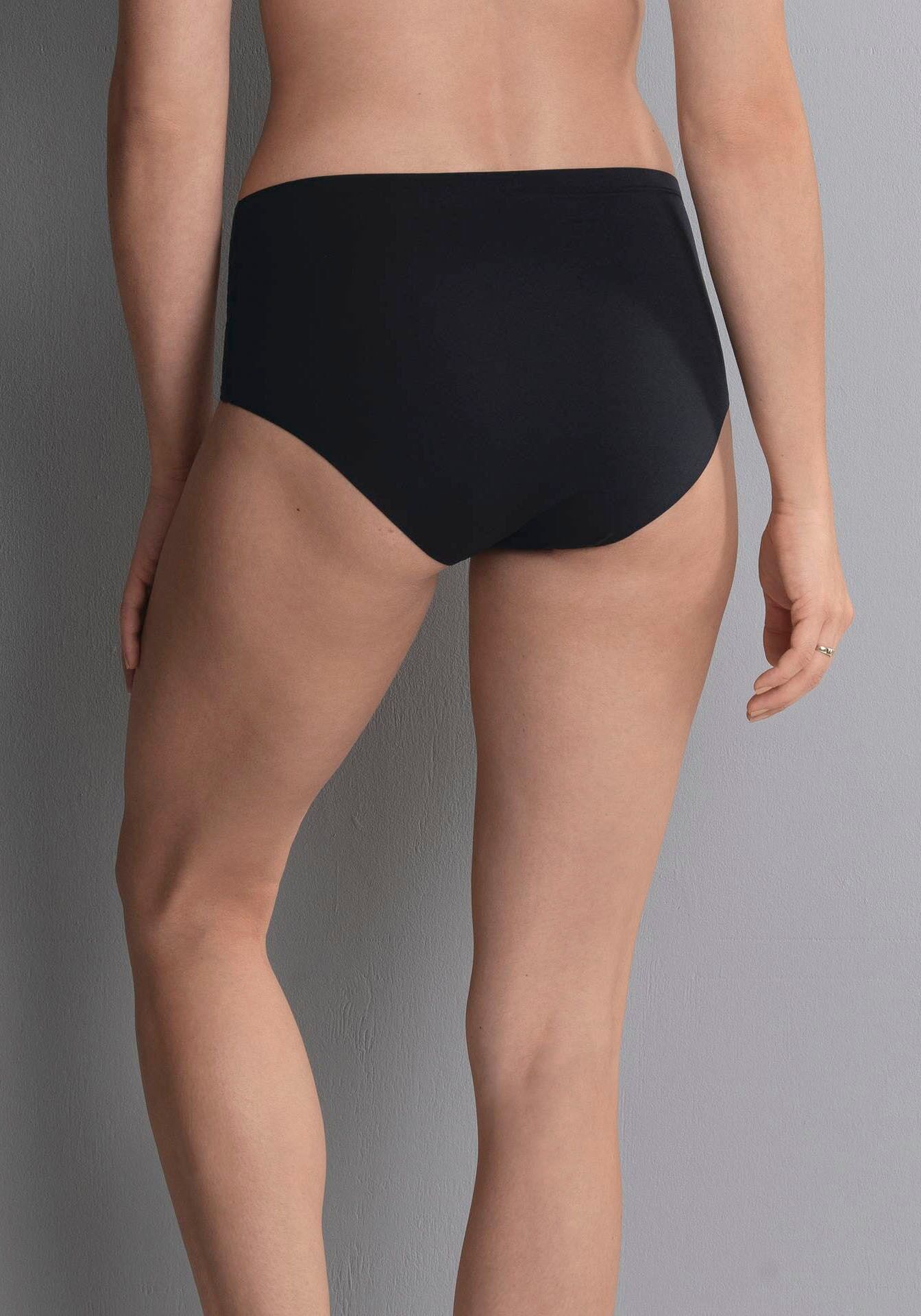 High-Waist-Slip ANITA SINCE 1886 "Essential", Damen, Gr. L/XL, Stoff, schwarz, Stoff, Obermaterial: 80% Polyamid, 20% Elasthan, clean, unifarben, normal, Unterhosen High-Waist-Slip, unsichtbar unter enger Kleidung, nahtlos, elastisch, basic schwarz L/XL, 