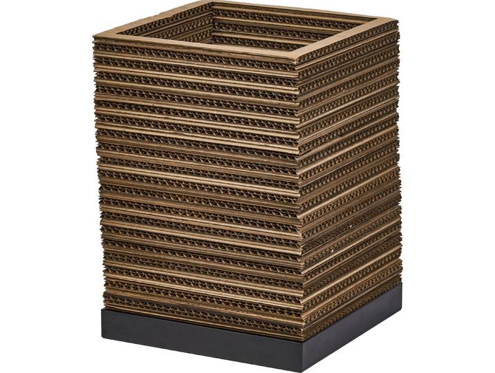 OSRAM 4099854454059 Tischleuchte Decor Cardboard Square braun, E27