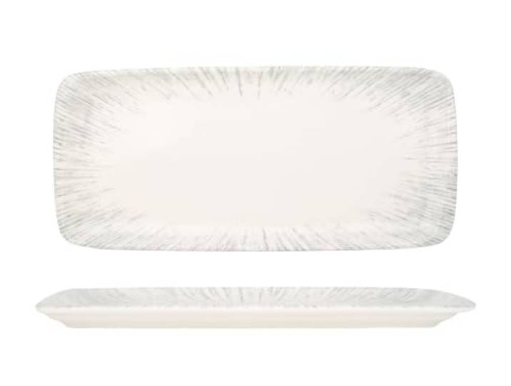Bonna Serveerschaal - Iris - Porselein - 34x16 cm - set van 2