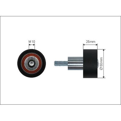 CAFFARO Umlenk-/Führungsrolle, Zahnriemen 500280 für VW