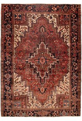 ECARPETGALLERY Hand-knotted Sarabi Red Wool Rug - 6'8 x 9'5