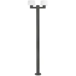 Faro Mastleuchte MUFFIN 2xE27, IP44, 211,5cm, dunkelgrau FAR-74435F2-04