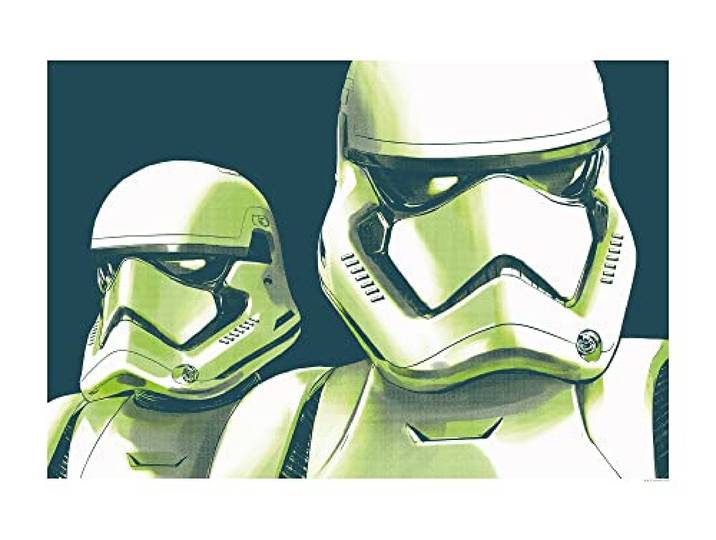 Komar Star Wars Faces Stormtrooper – Taille : 70 x 50 cm Tableau mural\, poster (sans cadre)