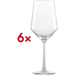 Zwiesel Glas 6x Cabernet Rotweinglas »Pure« 540 ml transparent, 24.4 cm