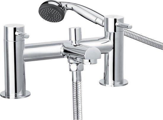 Famanu Badarmatur mit Einhebelmischer, 180 mm Auslauf, Chrom, für Dusche und Badewanne