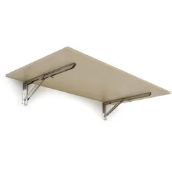 Klapptisch an der Wand, 120x60 cm, Tragfähigkeit 30 kg, Birke