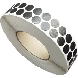 Gewebeklebepunkte, schwarz 15 mm | 5.000 STK, PE, Papier