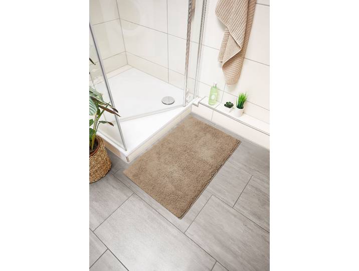 Tapis de bain Ibiza 60 x 100cm Marron/Taupe