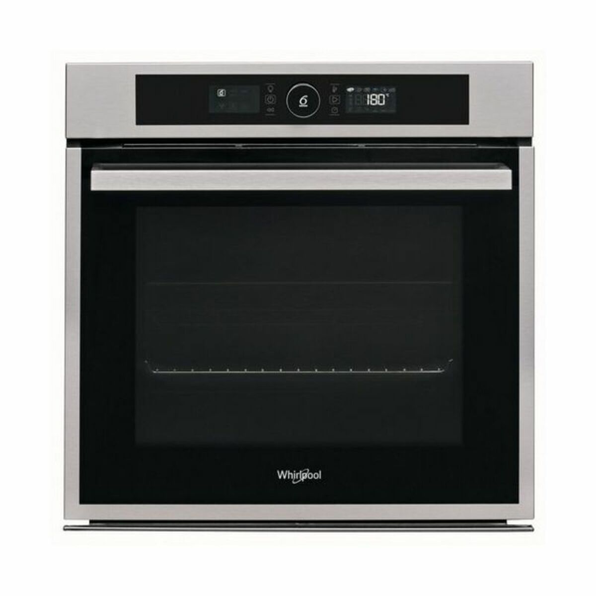 Whirlpool OAKZ9 7961 SP IX, Medium, Elektrischer Ofen, 73 l, 73 l, Pyrolytisch, Integriert