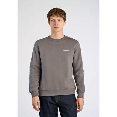Sweatshirt LINDBERGH "Sweatshirt Relaxed Fit", Herren, Gr. XL, grau, Obermaterial: 100% Baumwolle, unifarben, lässig geschnitten, Sweatshirts Sweatshirt
