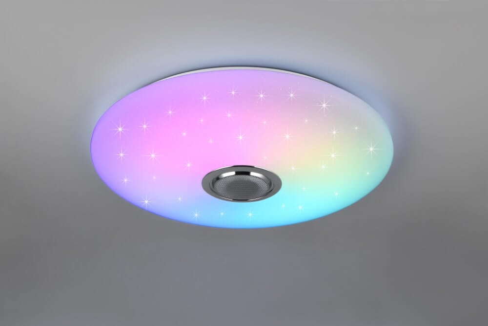 Trio Plafondlamp Musica met sterreneffect, Ø 60 cm