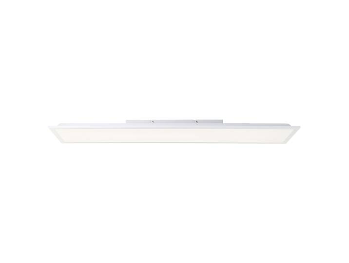 Plafonnier LED 100 x 5cm Blanc/Blanc Aluminium verni Polycarbonate LED Module LED