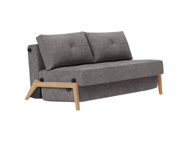 Bettsofa Kube grau Stoff/Polyester B 148 T 98 cm Ausklappbar