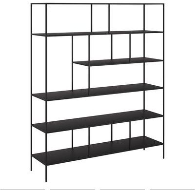 Heath&Cliff "Whitmore 72"" Tall Rectangular Bookcase - 72"" Tall"