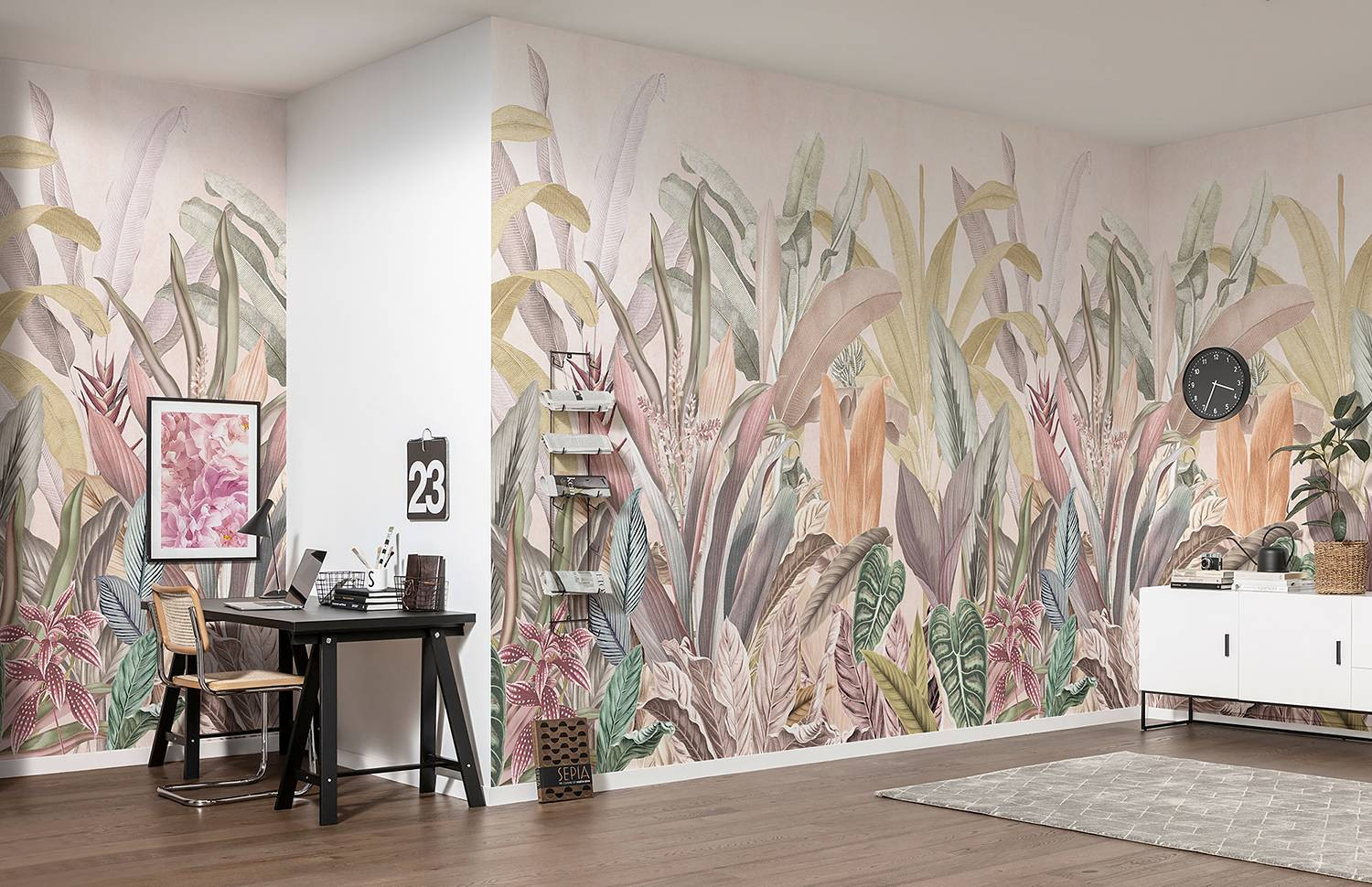 home24 Vlies-fotobehang Marvelous Martha Multicolour B: 300 cm, H: 250 cm