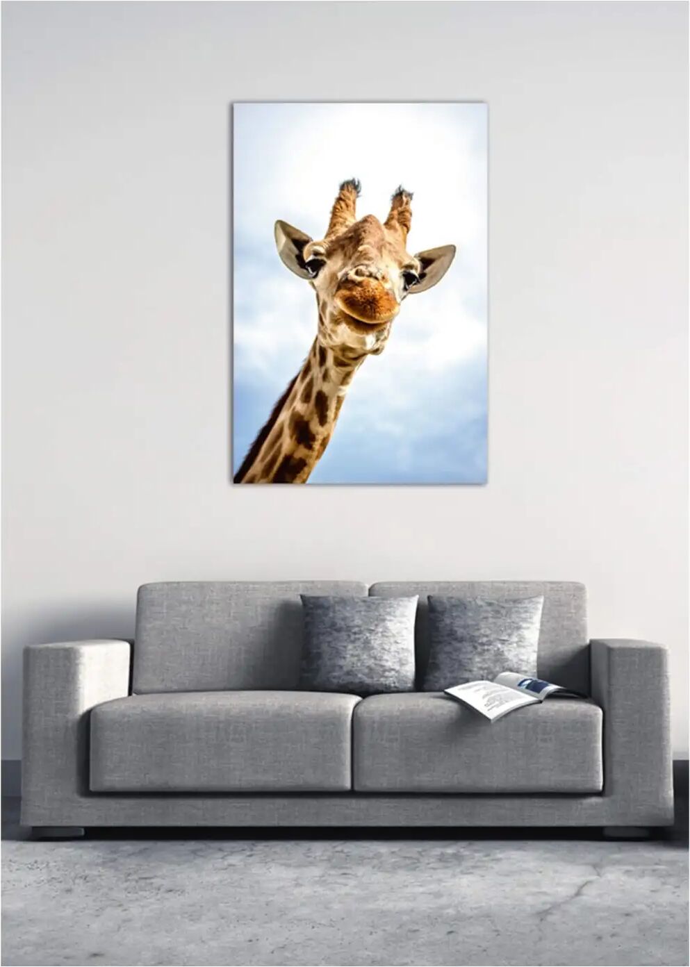 image LAND Lächelnde Giraffe