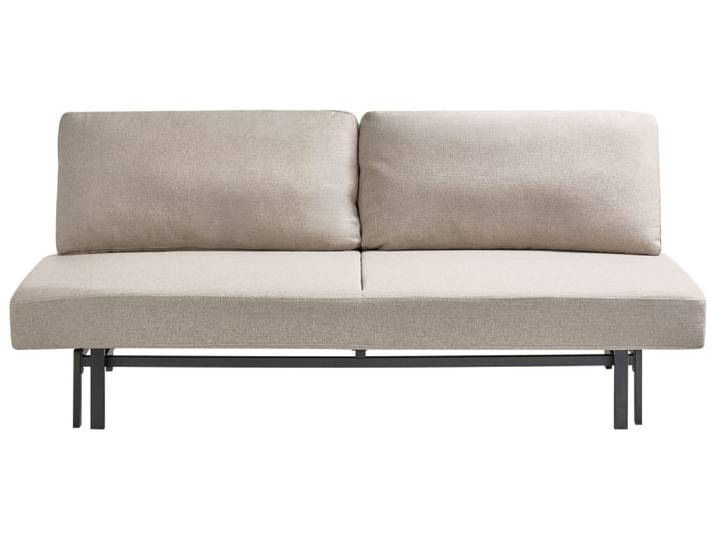 Canapé-lit 3 places tissu beige