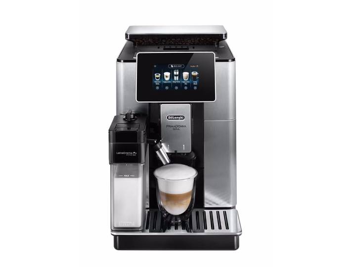 De Longhi ECAM610.75.MB PrimaDonna Soul Kaffeemaschine Vollautomat – Kaffeevollautomat – grau