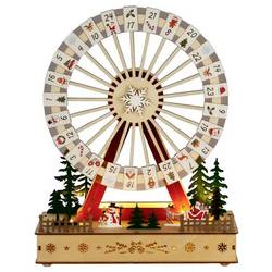 Konstsmide 3249-100 LED-Silhouette Adventskalender Warmweiß LED Natur