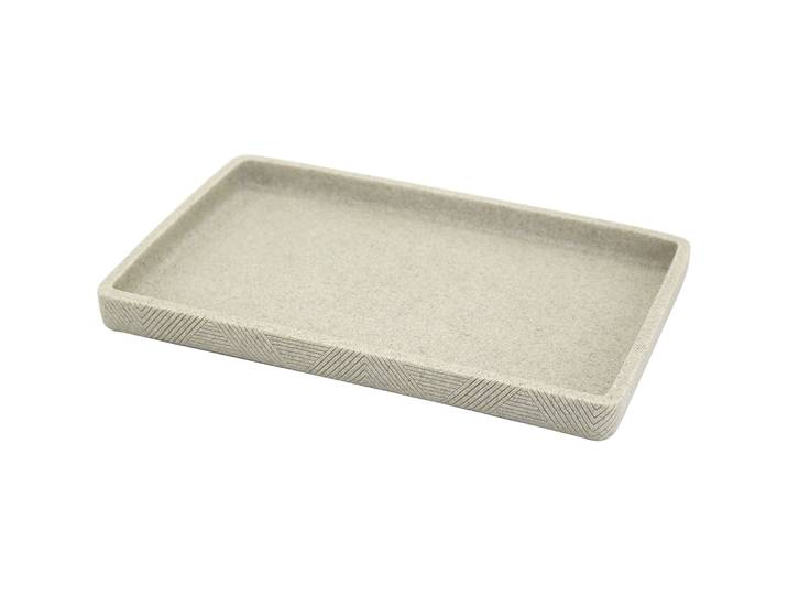 Tablar Carina sand Polyresin B 28.6 cm H 2.5 cm - Tablar
