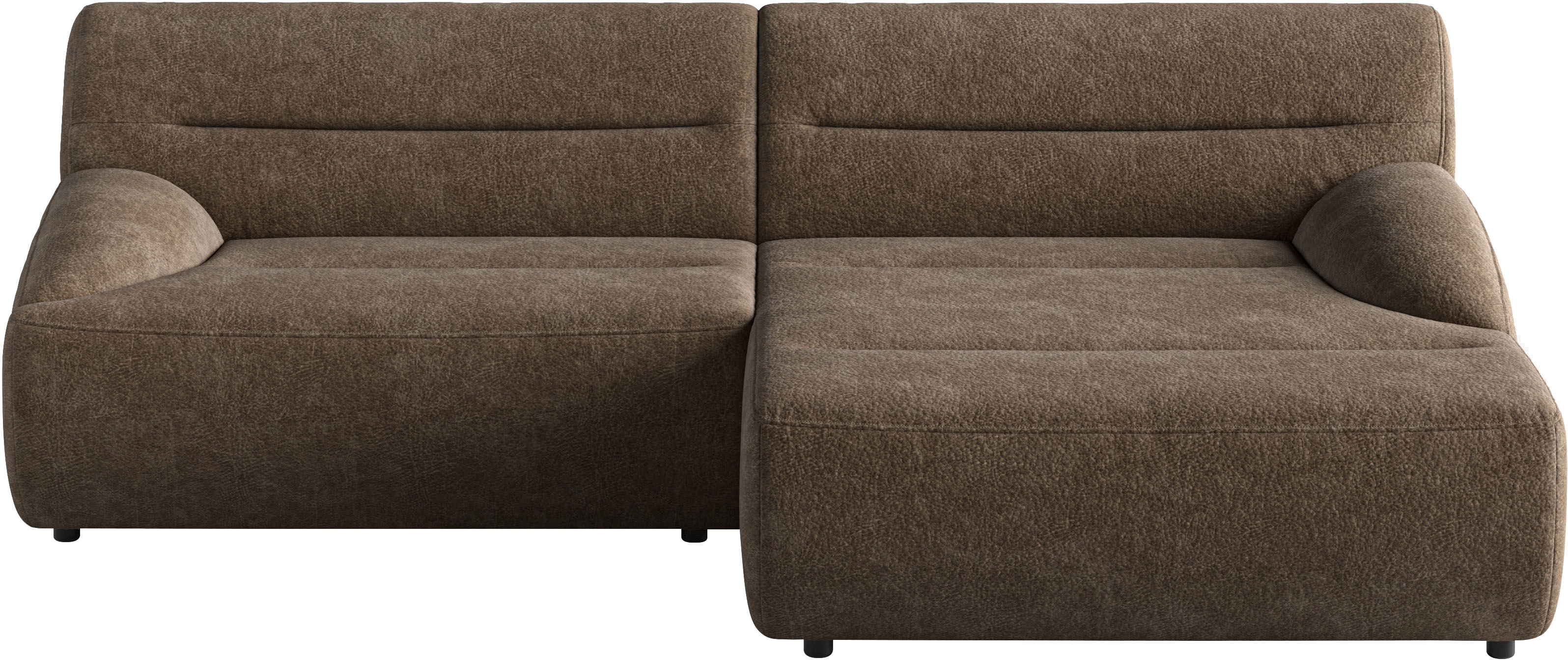 Ecksofa SIT & MORE "Scrabble", braun, B:260cm H:80cm T:162cm, 100% Polyester, Sofas, Ecksofa, Modernes Design in verschiedenen Stoffarten
