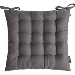 Sitzkissen DIEGO grau (LBH 40x40x6 cm) - grau - LBH 40x40x6 cm