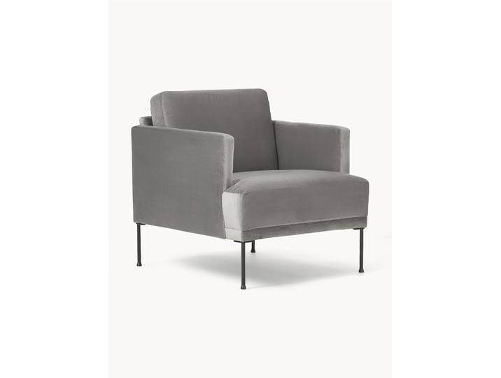 Samt-Sessel Fluente