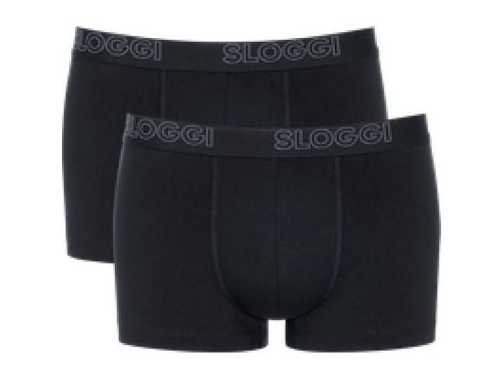 HELLO BY SLOGGI Lot de 2 boxers ou slips homme (Boxer/noir, XXl)