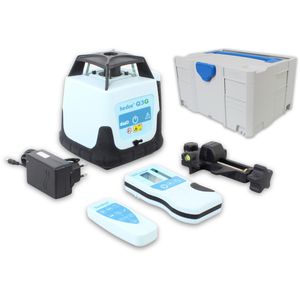 Hedue Rotationslaser R121, Q3, Set, grüner 360 Grad Laser, Arbeitsbereich bis Ø 500