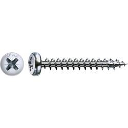 SPAX 0231010400405 Halbrundschrauben 4 mm 40 mm Kreuzschlitz Pozidriv Stahl 500 St.