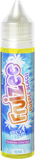 Eliquid France Purple Beach Fruizee Liquido Shot 10ml Uva Pesca Ice