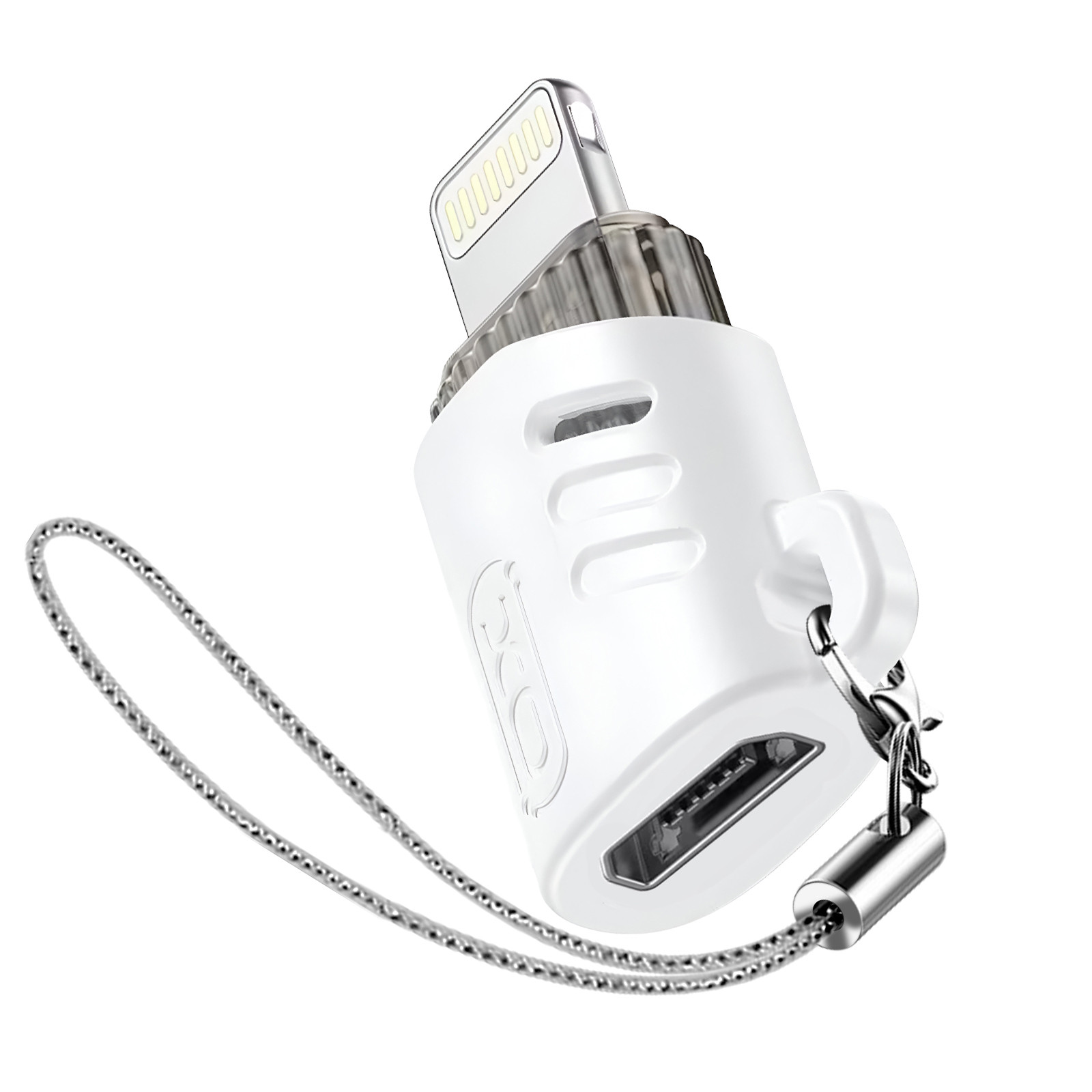 XO Micro-USB / Lightning OTG-adapter wit