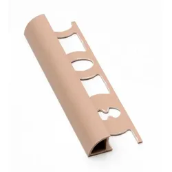 Profil-EU Abschlussprofil "rund", PVC, Länge 250 cm, Kantenhöhe 10 mm, L10250SKK