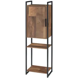 Helloshop26 - Brauner Badezimmerschrank/Regal 115 x 35 x 25 cm