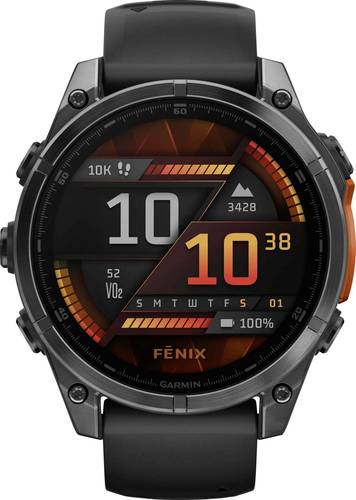 Garmin fenix 8 47mm Smartwatch Schwarz