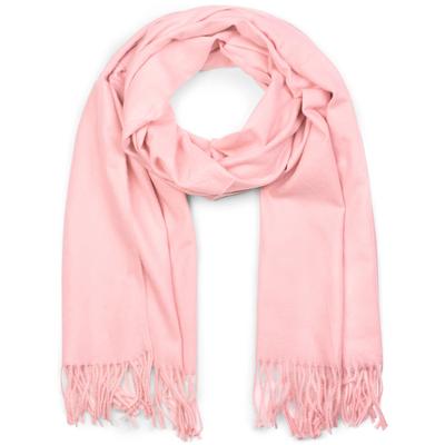 Schal STYLEBREAKER "Weicher Schal Uni mit Fransen", Damen, rosa, Obermaterial: 100% Viskose CV., Modisch, Modetücher Schal