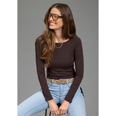 Ledergürtel LAURA SCOTT, Damen, Gr. 115, braun (beige, leopard), Rindsleder, bedruckt, gemustert, Basic, Gürtel Ledergürtel, im stylischem Animal-Design - NEW