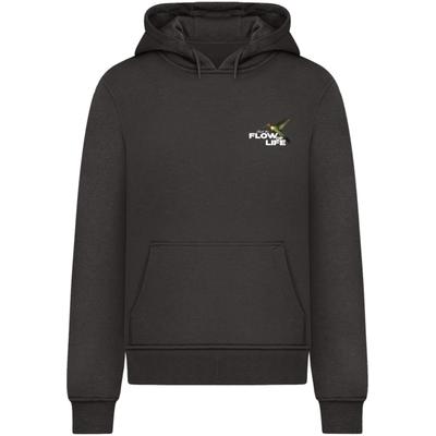 Kapuzenpullover MISTERTEE "MisterTee Flow Of Live Hoody", Herren, Gr. XXL, schwarz, 65% Baumwolle, 35% Polyester, bedruckt, Rundhals, Pullover Kapuzenpullover