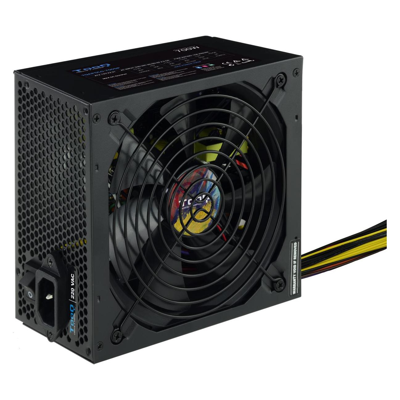 Tooq Technology Alimentation ATX TooQ Apolo - 700W (Noir) (700 W) (TQAPOLO-700SP)