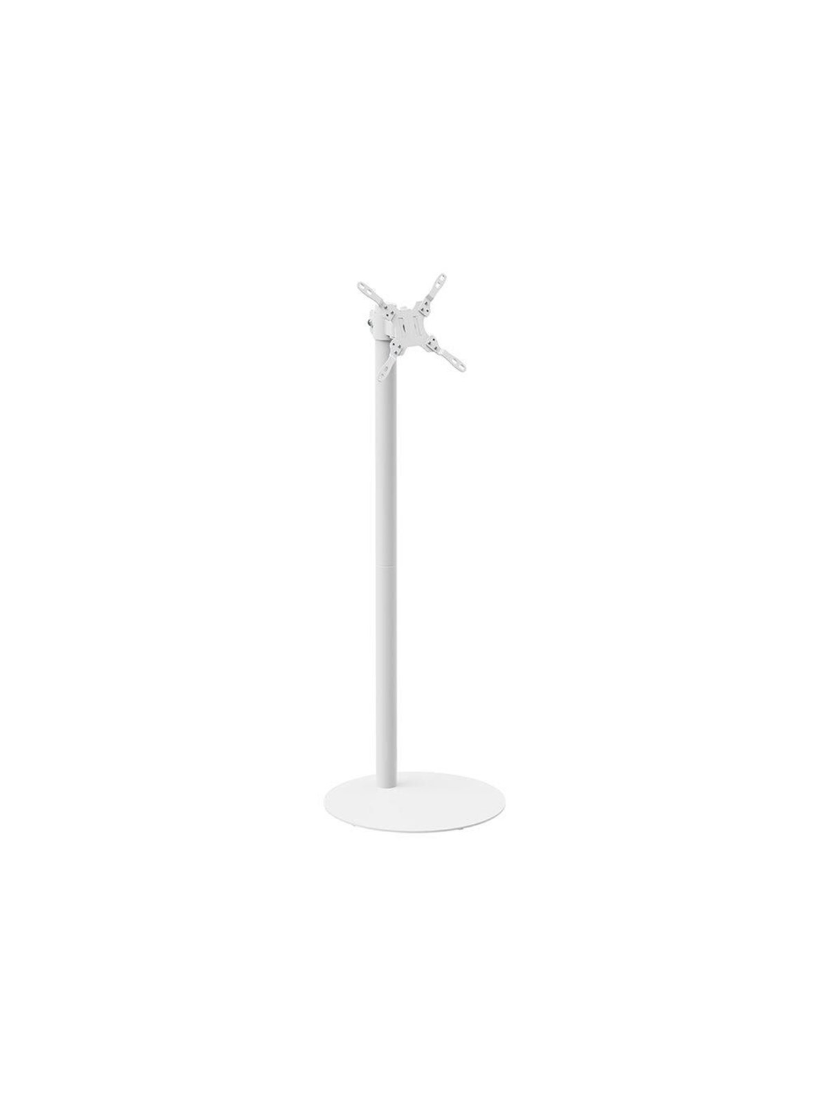 Multibrackets M Pro Series stand - single pole - for digital signage display / tablet - floorbase 2 - white