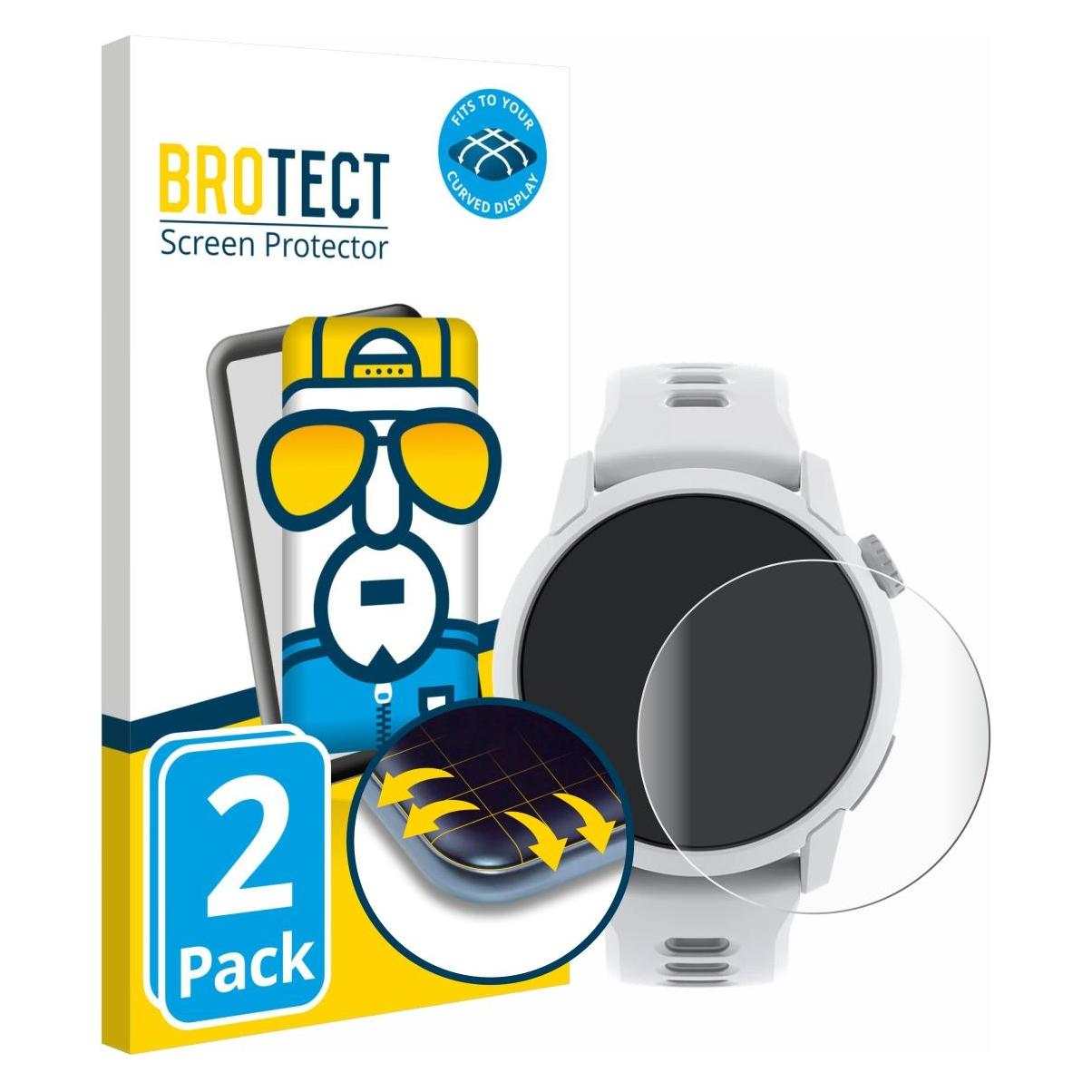 Brotect Fullscreen für Coros Pace 4 Schutzfolie Displayschutz Folie Klar Transparent (5161181)